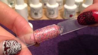 Gelish swatch lots of dots trends collection gel polish rev