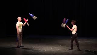 Duck and Cover performance  Leif Pettersen and Steve Birmingham Juggling MONDO 30 (2019)