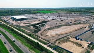 STELLANTIS LG EV BATTERY PLANT WINDSOR ONTARIO by Windsor Aerial Drone Photography