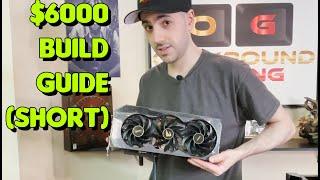 $6000 PC Build Guide - RTX 3090 + AMD 5950X (Short Video)