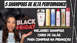 CABELO:Top 5 Shampoos de Alta Performance | Shampoo caro de salão #cabelos #shampoo #blackfriday