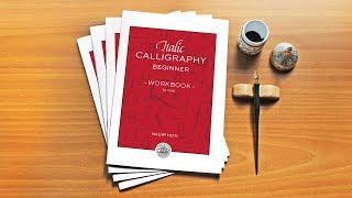 Italic Calligraphy Workbook for Beginners (3mm, A4, Printable)