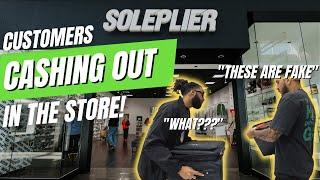 CASHING OUT SNEAKERS IN-STORE! *WE CAUGHT A FAKE* EP 1 | SOLEPLIER