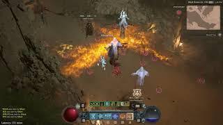 Diablo 4 Super Sorcerer Firewall PVP Burn Everything