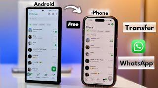 Transfer WhatsApp from Android to iPhone - 100% Data Transfer Success