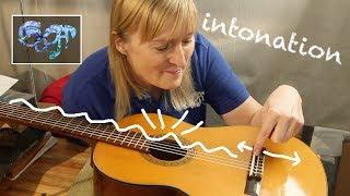 Fixing the intonation on a classical (spanish) guitar