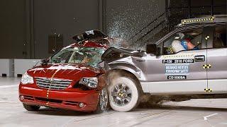 IIHS red-light-running crash recreation