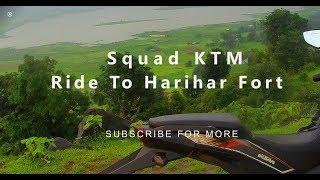 Bike Ride To Harihar Fort | Monsoon Ride | Maharastra | Mumbai to Harihar fort