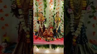 Mahalaxmi poojan #mahalaxmi #mahalaxmipooja