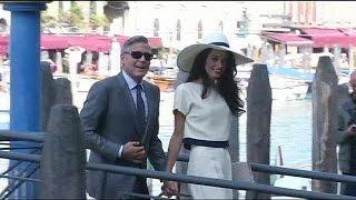 Walter Veltroni traut Mr. & Mrs. George Clooney