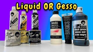 Gesso or Liquid White? How To Use Them Correctly!