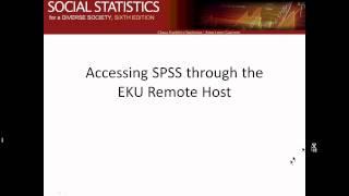 QuickGuide How to Access SPSS Remotely