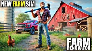 Inheriting a Fixer Upper Farm in This New Simulation Game | Farm Renovator Gameplay | Part 1