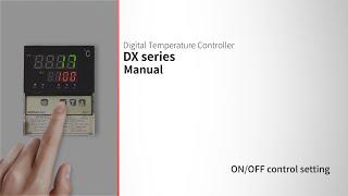 [HANYOUNGNUX] Digital Temperature controller DX series - ON/OFF control setting