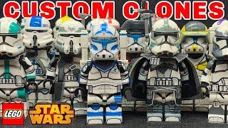 All the LEGO CUSTOM Clones I have decaled recently!