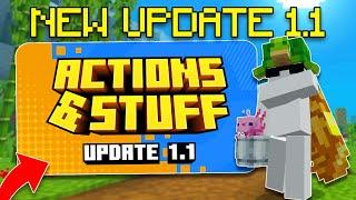  ¡REVOLUCIONA TU MINECRAFT con la NUEVA ACTUALIZACIÓN 1.1 de ACTION & STUFF para MCPE 1.21.X! 