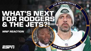 WHAT'S NEXT for Aaron Rodgers & the Jets?  FULL REACTION to Bills' win on MNF  | SC with SVP