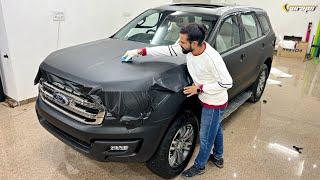 We Wrapped a GANGSTER ENDEAVOUR in Matte Black  @VwrapsSikar