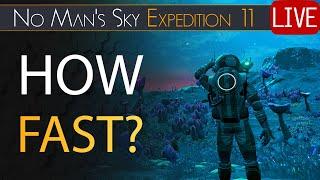 Under 2 Hours? | No Man's Sky Voyager Expedition - Xaine's World NMS Live