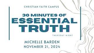 30 Minutes of Essential Truth with Michele Barden - Trust and Obey Like a Child