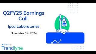 Ipca Laboratories Earnings Call for Q2FY25