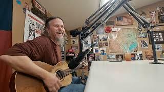 Mike Hosty acoustic Oklahoma Breakdown in Kerrville 99.1FM The Buck