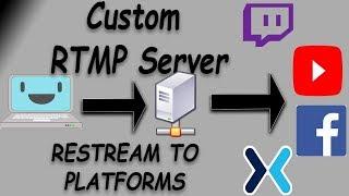 How to Make a Private RTMP Server & Re-Stream to Twitch, YouTube, etc (WINDOWS)