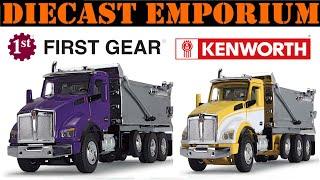 1:64 Scale DCP by First Gear Kenworth T880 Rouge Dump Trucks