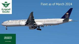 Saudia Fleet as of March 2024