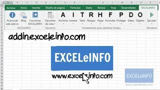 Bienvenidos a EXCELeINFO