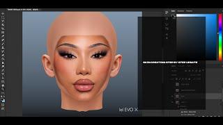 HOW TO CREAT THE PERFECT SKIN ON EVO X  WITH BROWS & WITHOUT