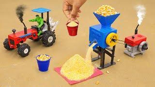 diy tractor making feed processing machine for fram animals | @sanocreator