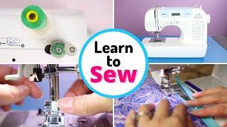 How to Use a Sewing Machine ️ Basics + Overview | Brother CS7000i