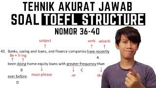 Tehnik AKURAT Jawab Soal TOEFL Written Expression