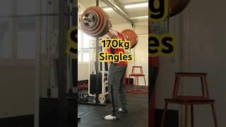 Back Squat Singles At 170kg