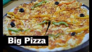 how to make Big pizza | funnett | Raajnett