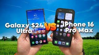 Apple iPhone 16 Pro Max vs Galaxy S24 Ultra: User Interface & Animations