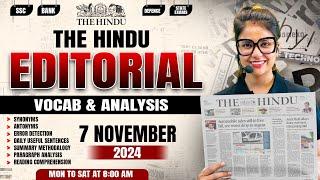 The Hindu Editorial | 7 Nov 2024 | The Hindu Analysis Today | The Hindu Editorial by Barkha Agrawal