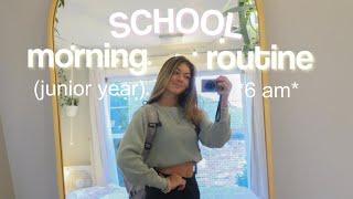 my realistic school morning routine (junior year)