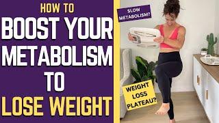 How To INCREASE METABOLISM To LOSE WEIGHT + SLOW Metabolism Signs