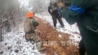 [에어소프트 게임] 100명 단위의 대규모 설상전을 해봤습니다! (Airsoft Gameplay)