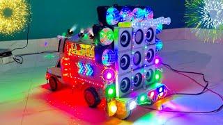 How to make mini pickup dj homemade | dj truck loading | chhota dj tata truck | Tech Toyz