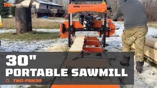 TMG Industrial 30" Portable Sawmill - TMG-PSM30