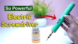 DIY Electric Screwdriver | So Much Powerful