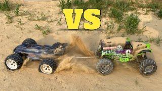 JLB Cheetah RC Car vs Axial SMT10 Grave Digger | Remote Control Car | RC Cars