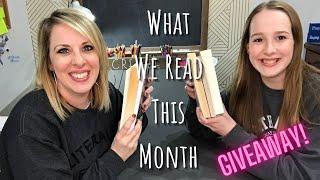 Clean/Christian Book Recommendations || What We Read This Month || Book Giveaway!!!