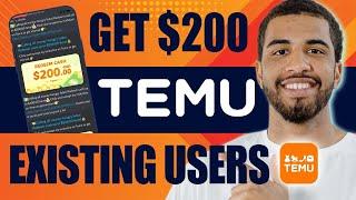 How to Get $200 Temu Promo Code | Coupons for EXISTING Customers (2024)