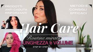 ROUTINE PER FAR CRESCERE I CAPELLI VELOCEMENTE e VOLUME | #haircareroutine senza parrucchiere ‍️