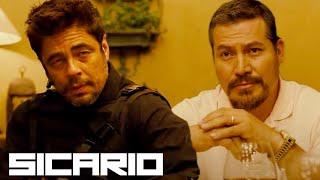 Alejandro Confronts Fausto Alarcón | Sicario (2015)