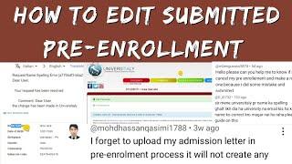 How to Edit submitted Pre-Enrollment at Universitaly| How to make changes in submitted Pre-Enrolment